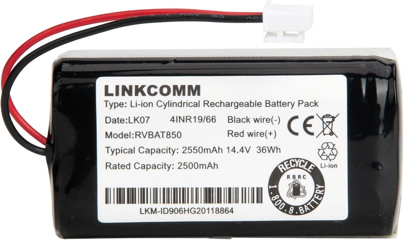 LINKOMM RVBAT850 Battery Replacement for Shark ION/IQ/AI Robot Vacuum RV1001AE RV1000AE RV1001 RV1000 RV1101ARUS RV2001WRUS RV2001DRUS RV871R RV851WV RV850 RV761 RV761R01US AV753 AV752 - Image 5